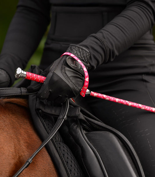 Waldhausen Children's Riding Crop with Hearts and Heart-shaped Slapper