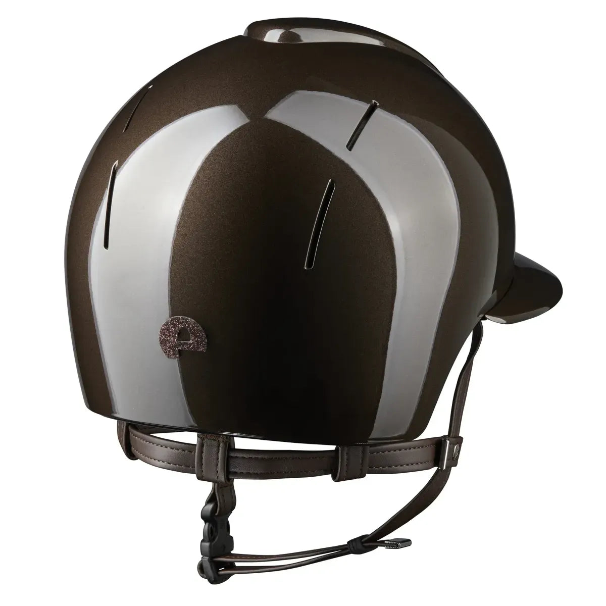 KEP Smart NOVA Polish Brown Polo Visor - Star Brown - Riding Helmet - Size M
