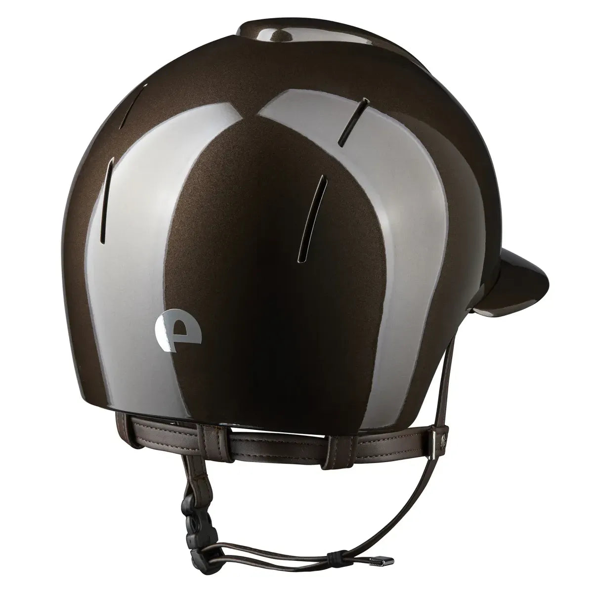 KEP Smart NOVA Polish Brown Riding Helmet - Size M - Polo Visor
