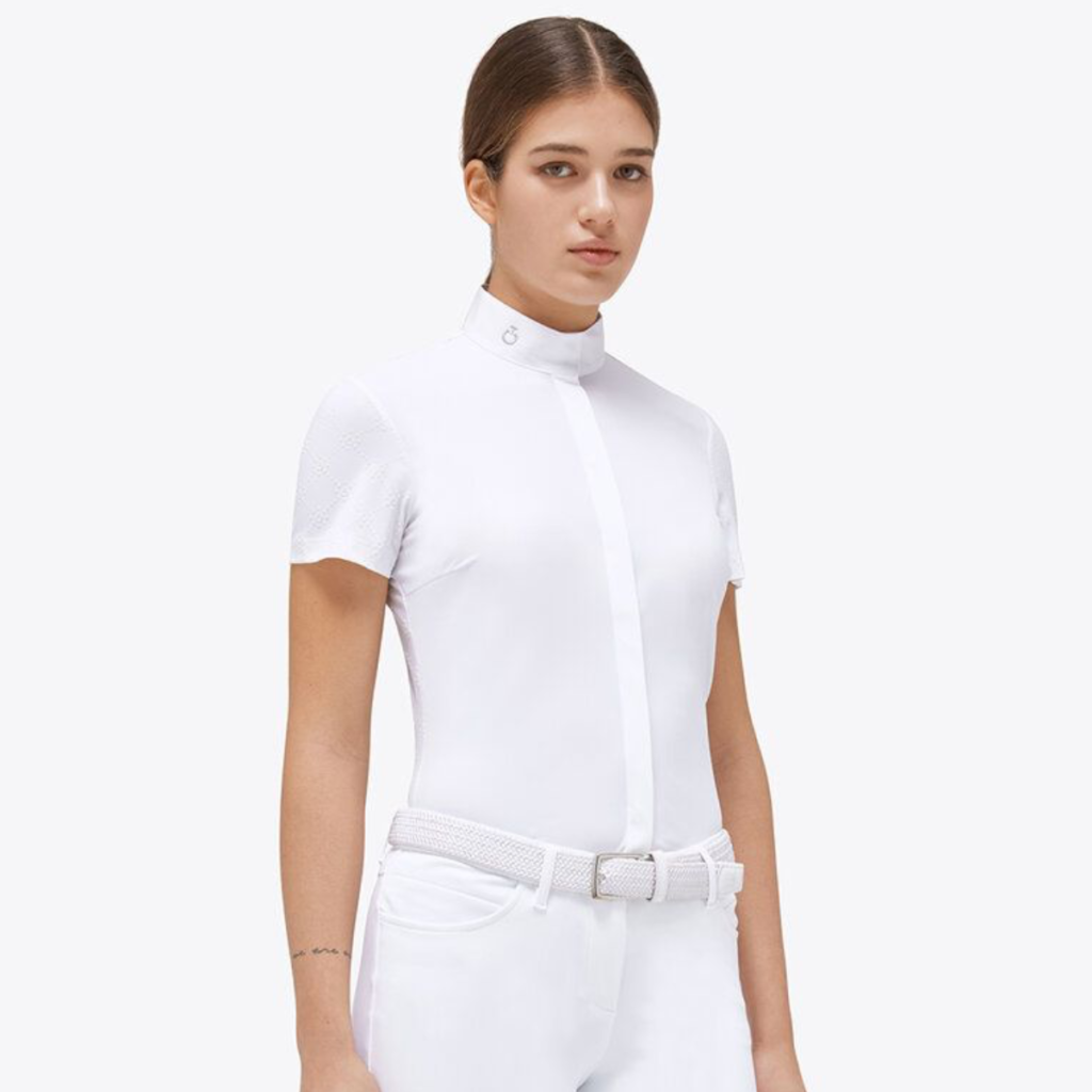 Cavalleria Toscana Mini Orbit Flock Printed Jersey S/S