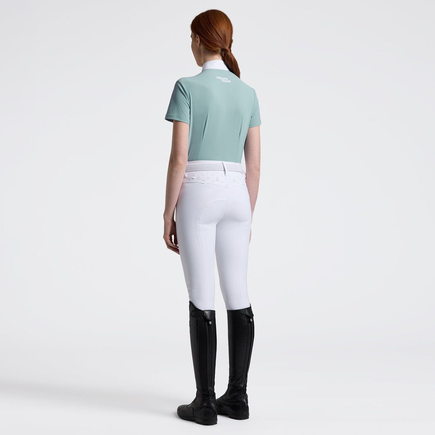 Cavalleria Toscana Women's Competition Shirt in Technical Jersey with Zip