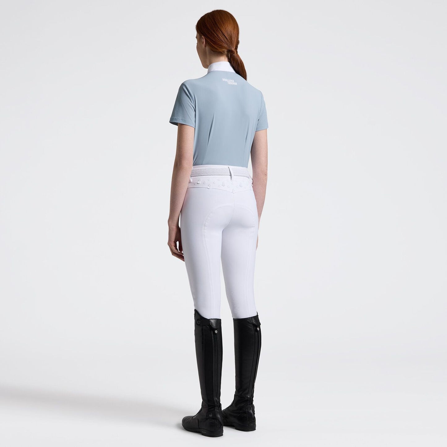 Cavalleria Toscana Women's Competition Shirt in Technical Jersey with Zip