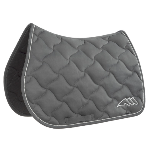 Equiline Fluid Rombo A Jumping Saddle Pad Set - Grey