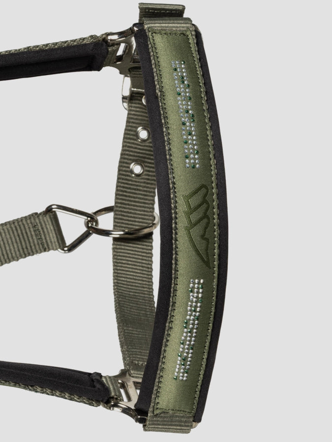 Equiline Halter and Lead Rope Set with Tone-on-Tone Microstuds