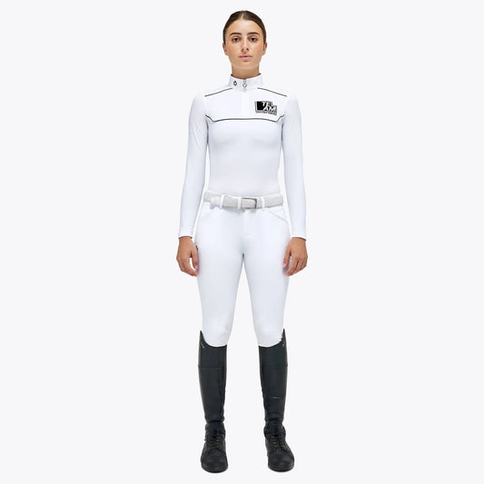 Cavalleria Toscana CT Team Daytona Jersey L/S Zip Competition Polo