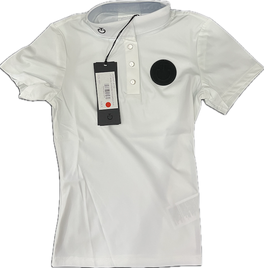 Cavalleria Toscana CT Jersey S/S Button Competition Polo