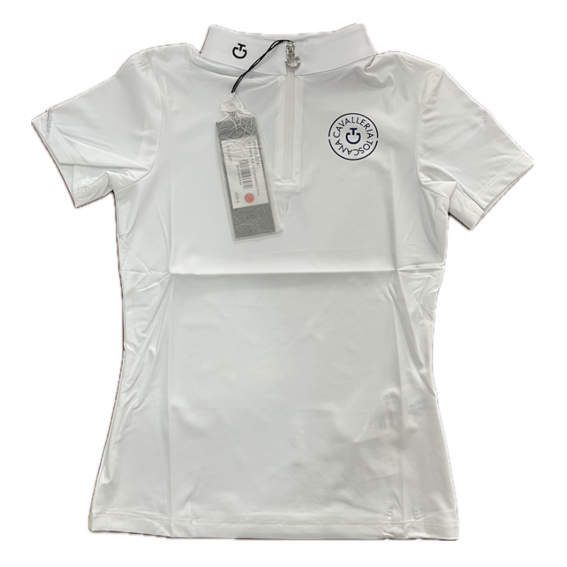 Cavalleria Toscana CT Jersey S/S Zip Competition Polo