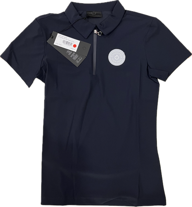 Cavalleria Toscana CT Jersey S/S Zip Training Polo