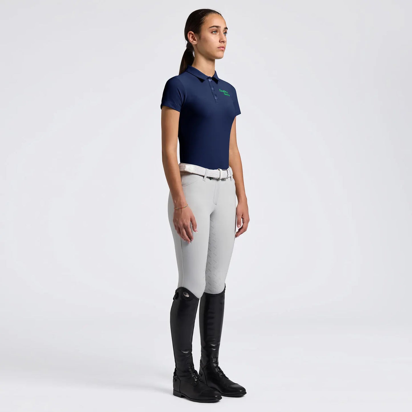 Cavalleria Toscana Girls' Training Jersey Polo