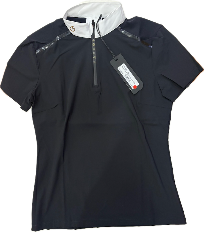 Cavalleria Toscana Revo Premier Jersey S/S Competition Zip Polo