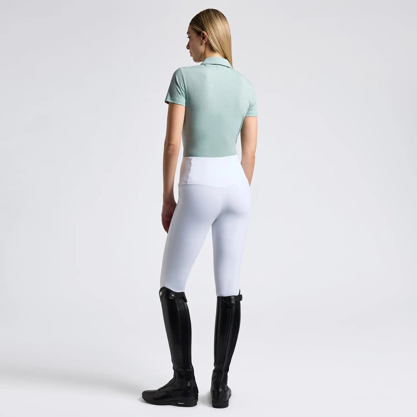 Cavalleria Toscana CT Jersey S/S Training Polo w Tufted Logo