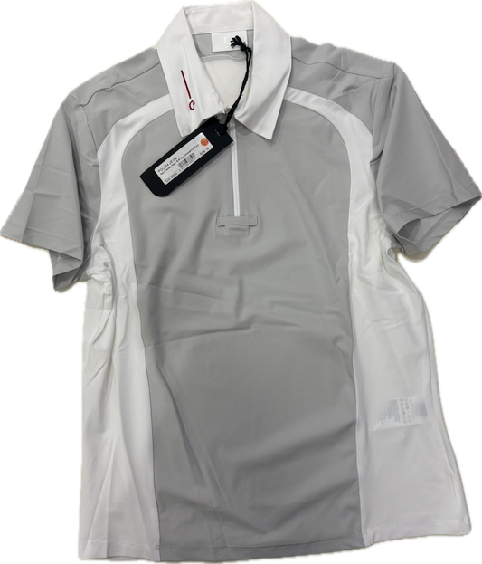 Cavalleria Toscana Revo Jersey Mesh S/S Zip Competition Polo