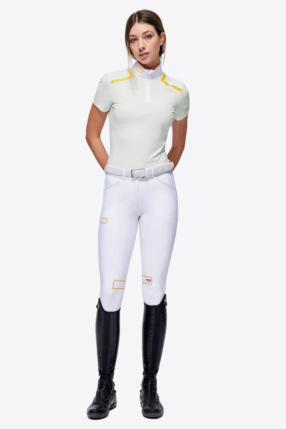 Rider's Gene RG Jersey S/S Zip Competition Polo