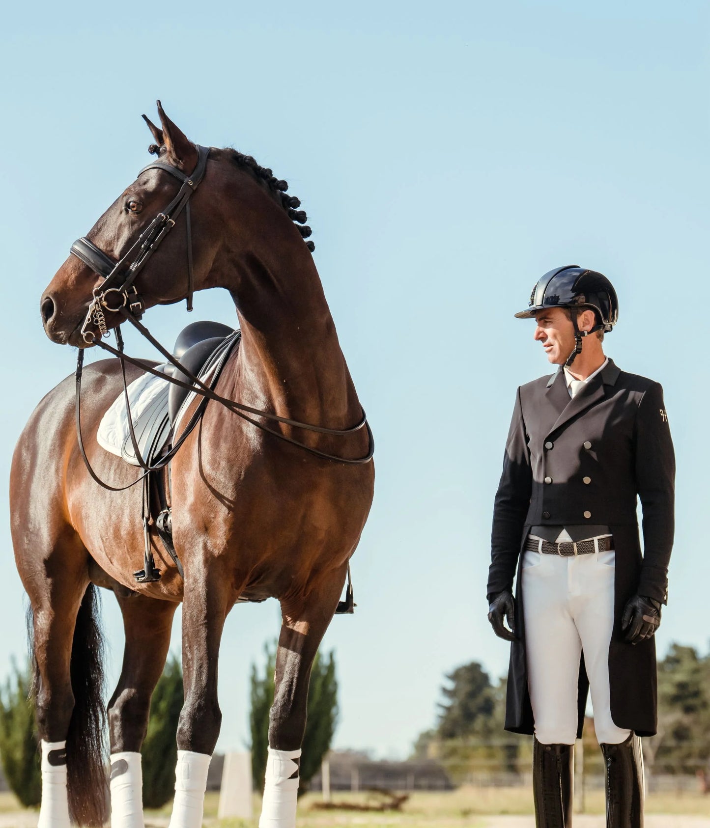 Horse Pilot Long Riding Competition Jacket for Men