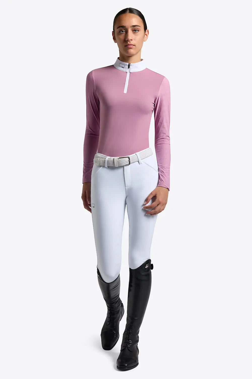Rider's Gene Long Sleeve Jacquard Jersey Competition Shirt for Girls