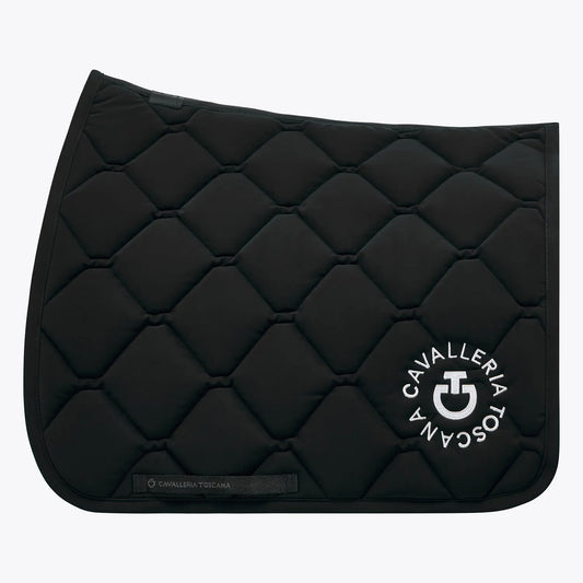 (Set) Cavalleria Toscana CT Orbit Quilted Dressage Saddle Pad Set
