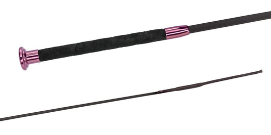 Fleck Dressage Whip, SilkTouch PREMIUM PINK, Ultrasoft Grip