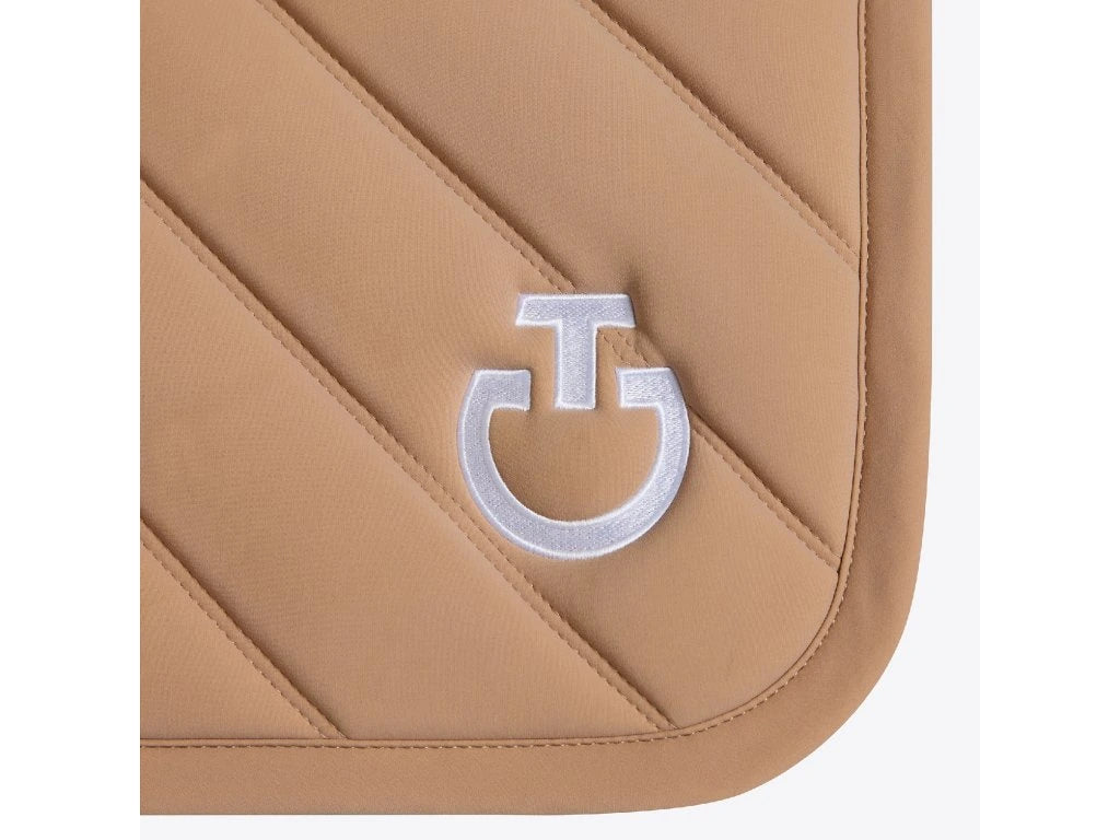 Cavalleria Toscana Jumping Saddle Pad with Diamond and Line Quilting