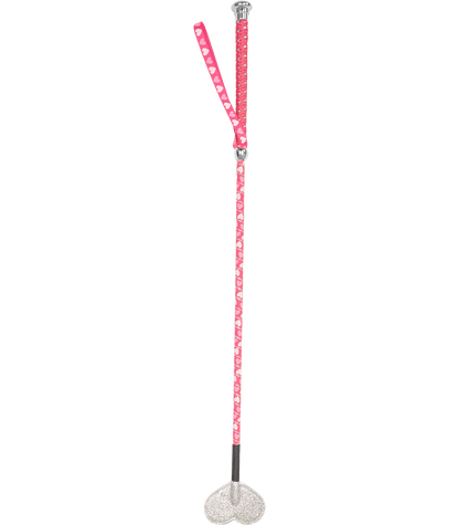 Waldhausen Children's Riding Crop with Hearts and Heart-shaped Slapper