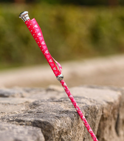 Waldhausen Children's Riding Crop with Hearts and Heart-shaped Slapper