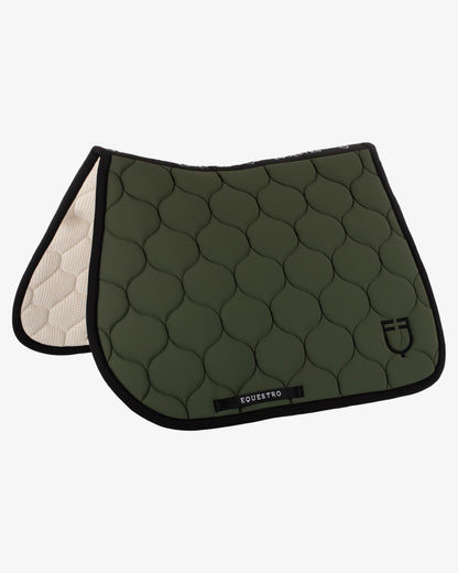 Equestro Jumping Saddle Pad with Onion Quilting