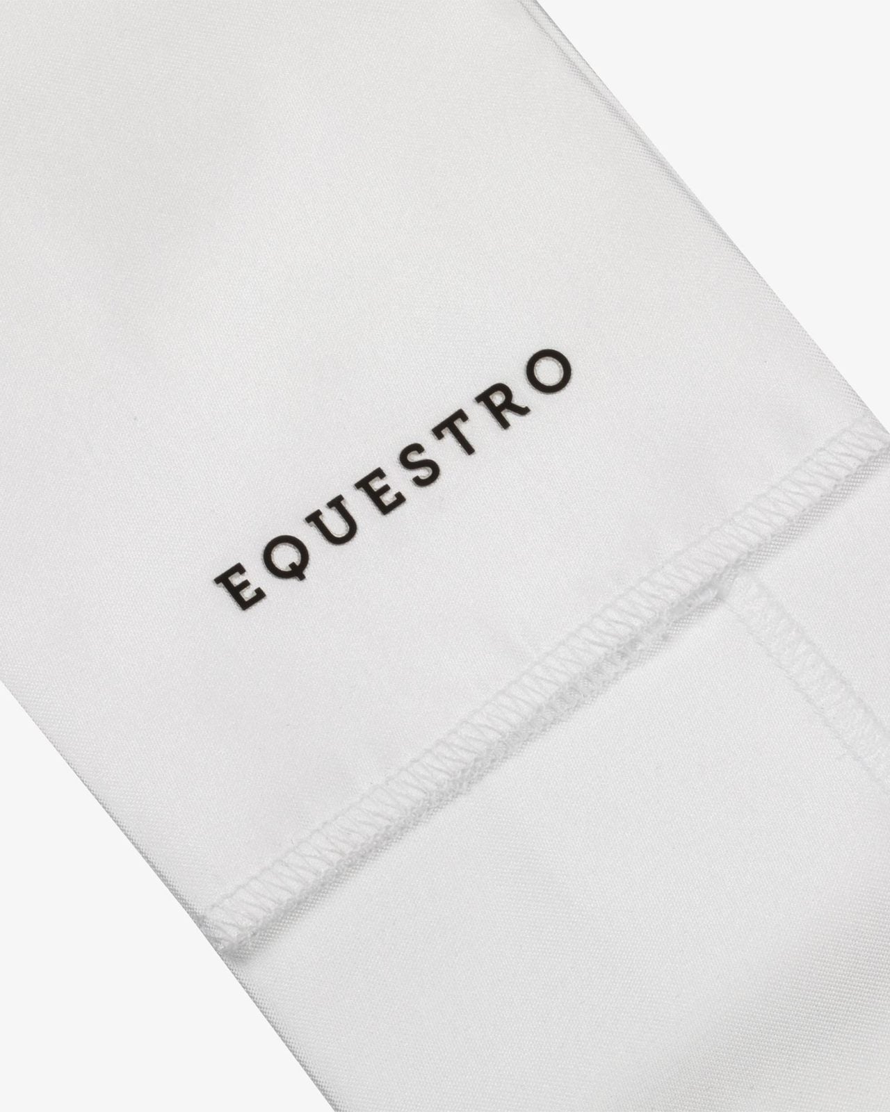 Equestro Impero dressage plastron (White/Black)
