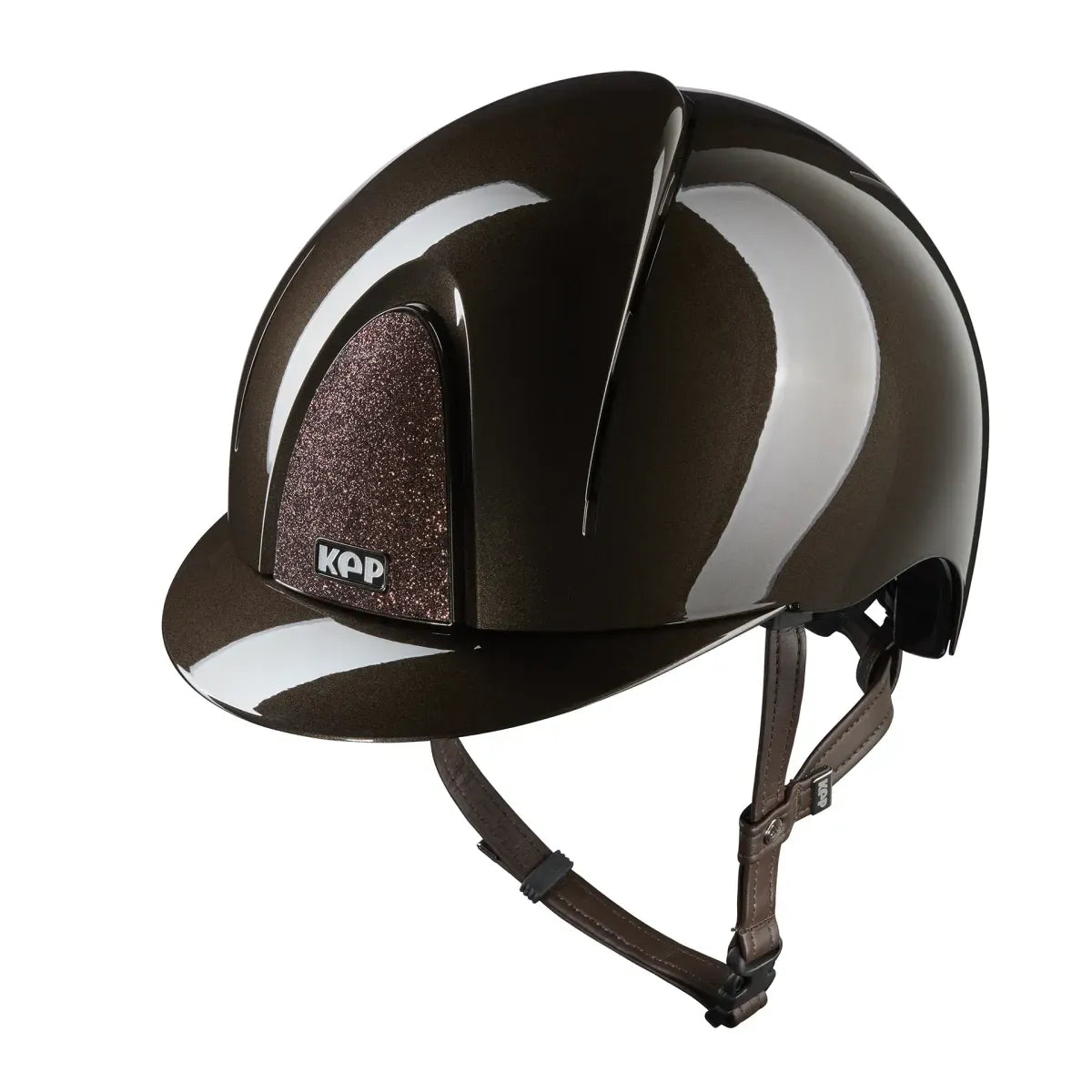 KEP Smart NOVA Polish Brown - Star Grid Riding Helmet - Size M