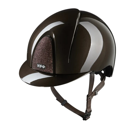 KEP Smart NOVA Polish Brown - Star Grid Riding Helmet - Size M