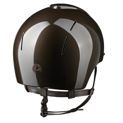 KEP Smart NOVA Polish Brown - Star Grid Riding Helmet - Size M