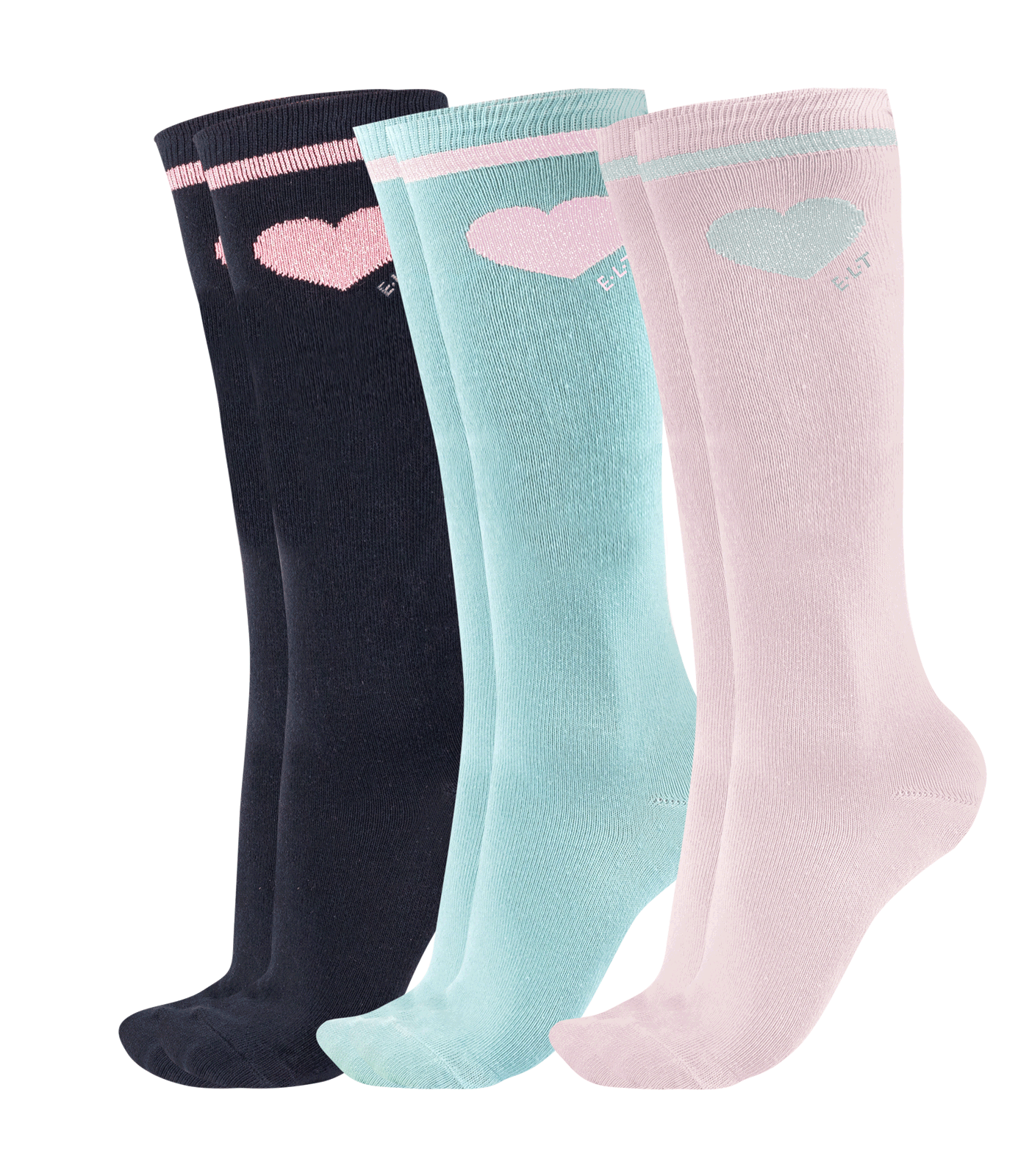 ELT Glitter Riding Socks, Kids