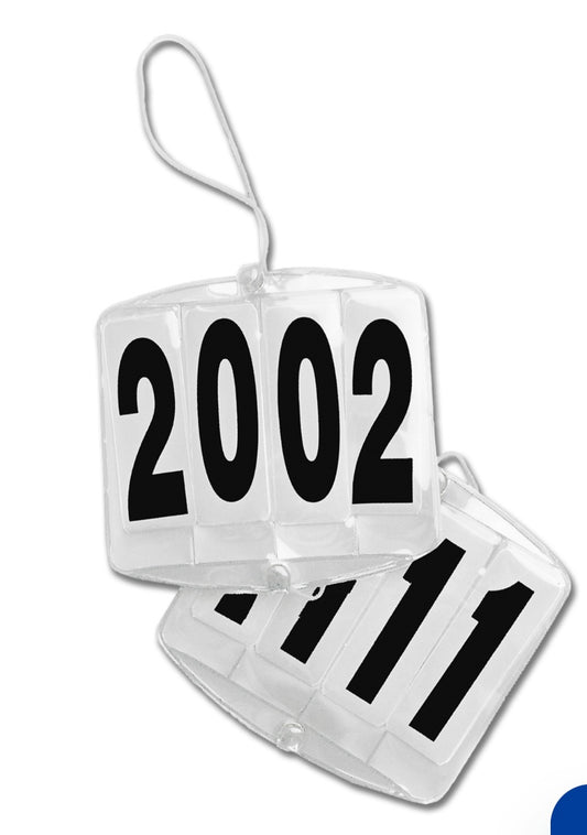 Waldhausen Bridle numbers, four-digits, with rubber bands