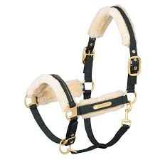 Eskadron Headcollar Heritage Glossy Double Pin Faux fur