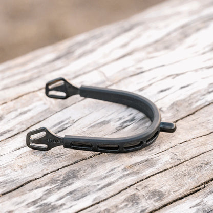 Sprenger Spurs Ultra Fit Extra Grip ST Black 15MM Rounded Neck