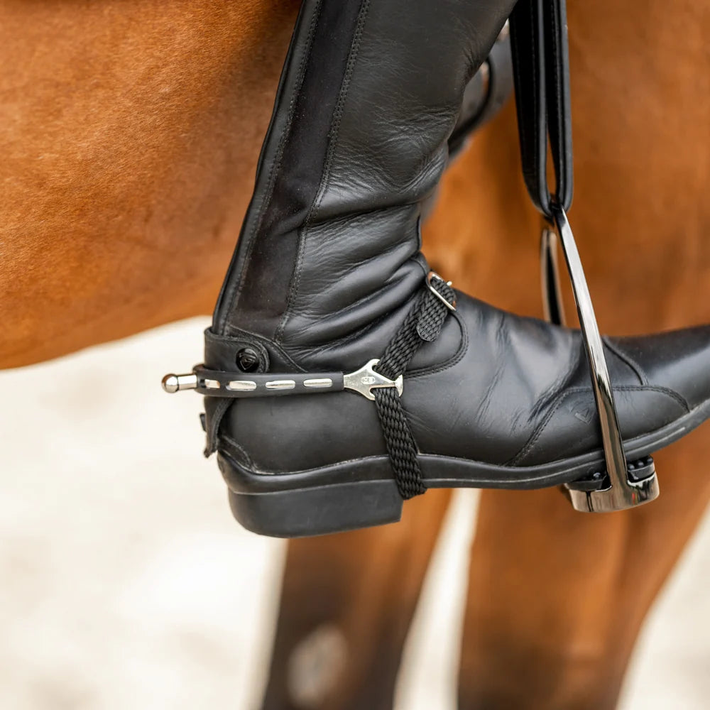 Sprenger ULTRA fit EXTRA GRIP spurs with Balkenhol fastening - Stainless steel, 20 mm ball-shaped
