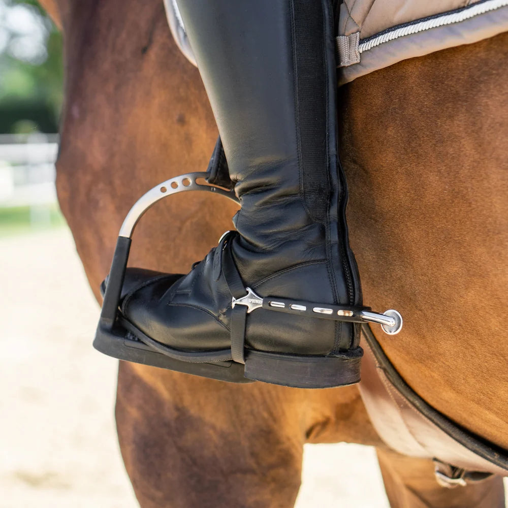 Sprenger ULTRA fit EXTRA GRIP spurs with Balkenhol fastening - Stainless steel, 40 mm rounded
