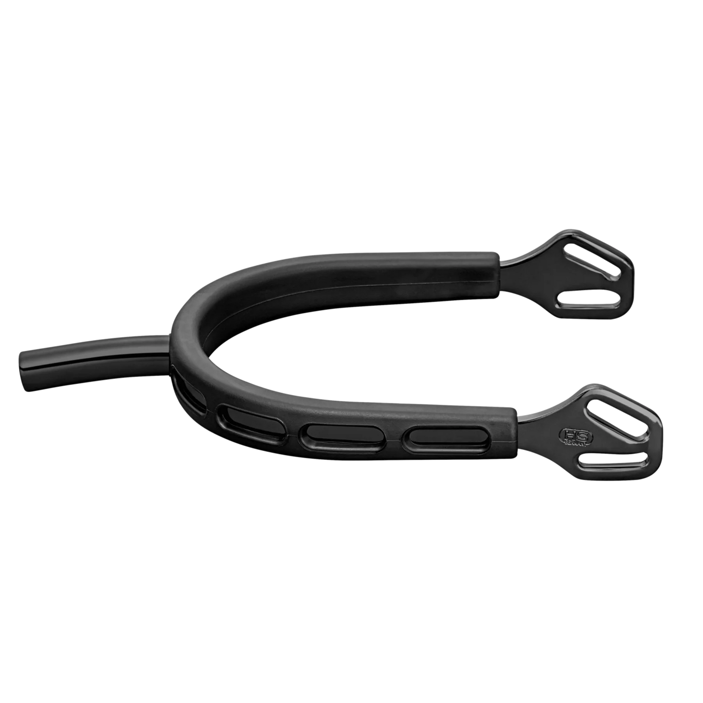 Sprenger ULTRA fit EXTRA GRIP spurs "Black Series" with Balkenhol fastening - Stainless steel anthracite, 35 mm flat