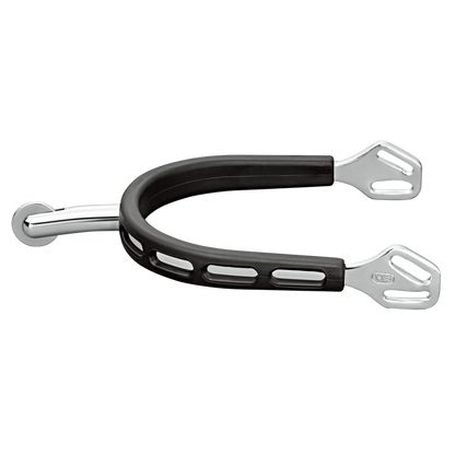 Sprenger ULTRA fit EXTRA GRIP spurs with Balkenhol fastening - Stainless steel, 40 mm rounded