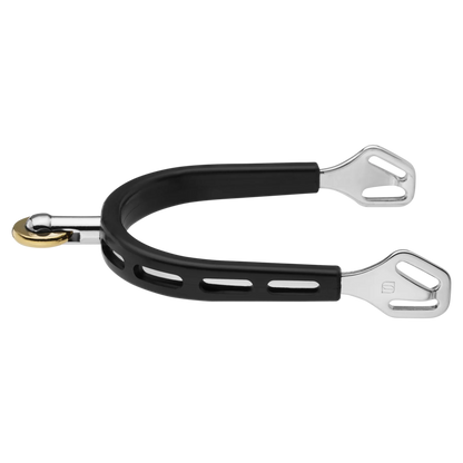 Sprenger ULTRA fit EXTRA GRIP spurs with Balkenhol fastening - Stainless steel, 25 mm rounded