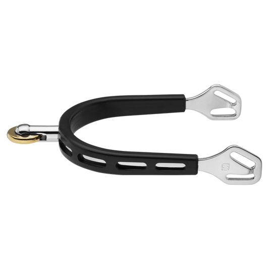 Sprenger ULTRA fit EXTRA GRIP spurs with Balkenhol fastening - Stainless steel, 25 mm rounded