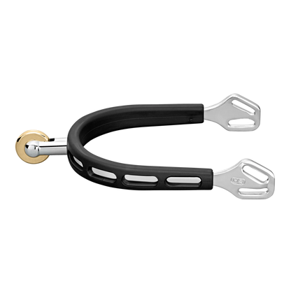 Sprenger ULTRA fit EXTRA GRIP spurs with Balkenhol fastening - Stainless steel, 25 mm rounded
