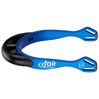 Sprenger fairRider spurs - aluminium, neck 20mm blue thick rounded