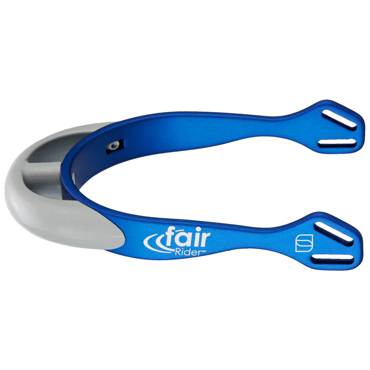 HS Spurs Fairrider, Rounded Silver Blue 20MM