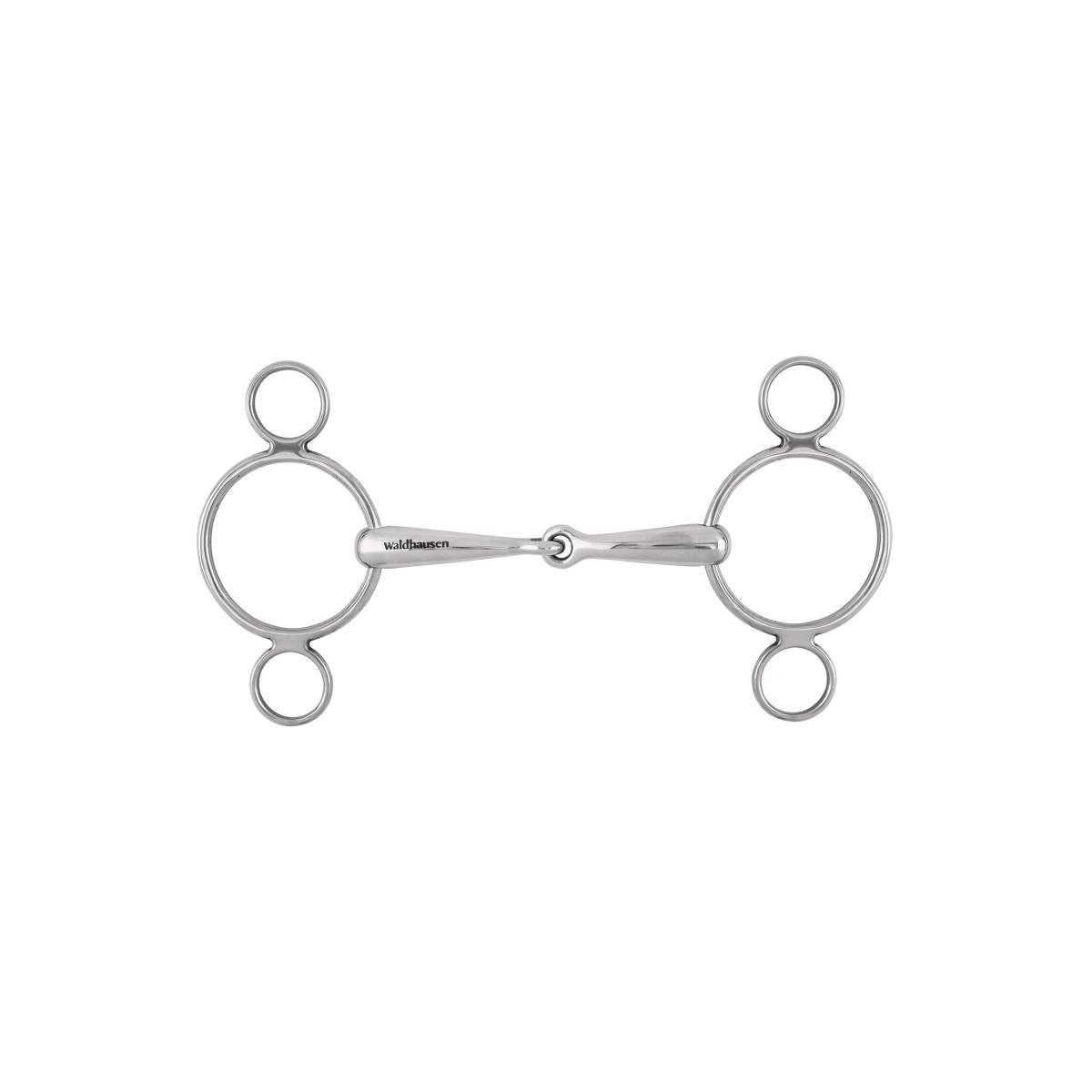 Waldhausen 3-rings Snaffle Bit SS Solid