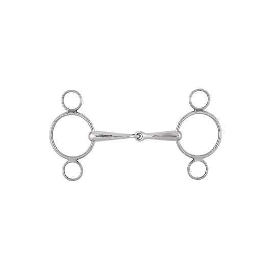 Waldhausen 3-rings Snaffle Bit SS Solid