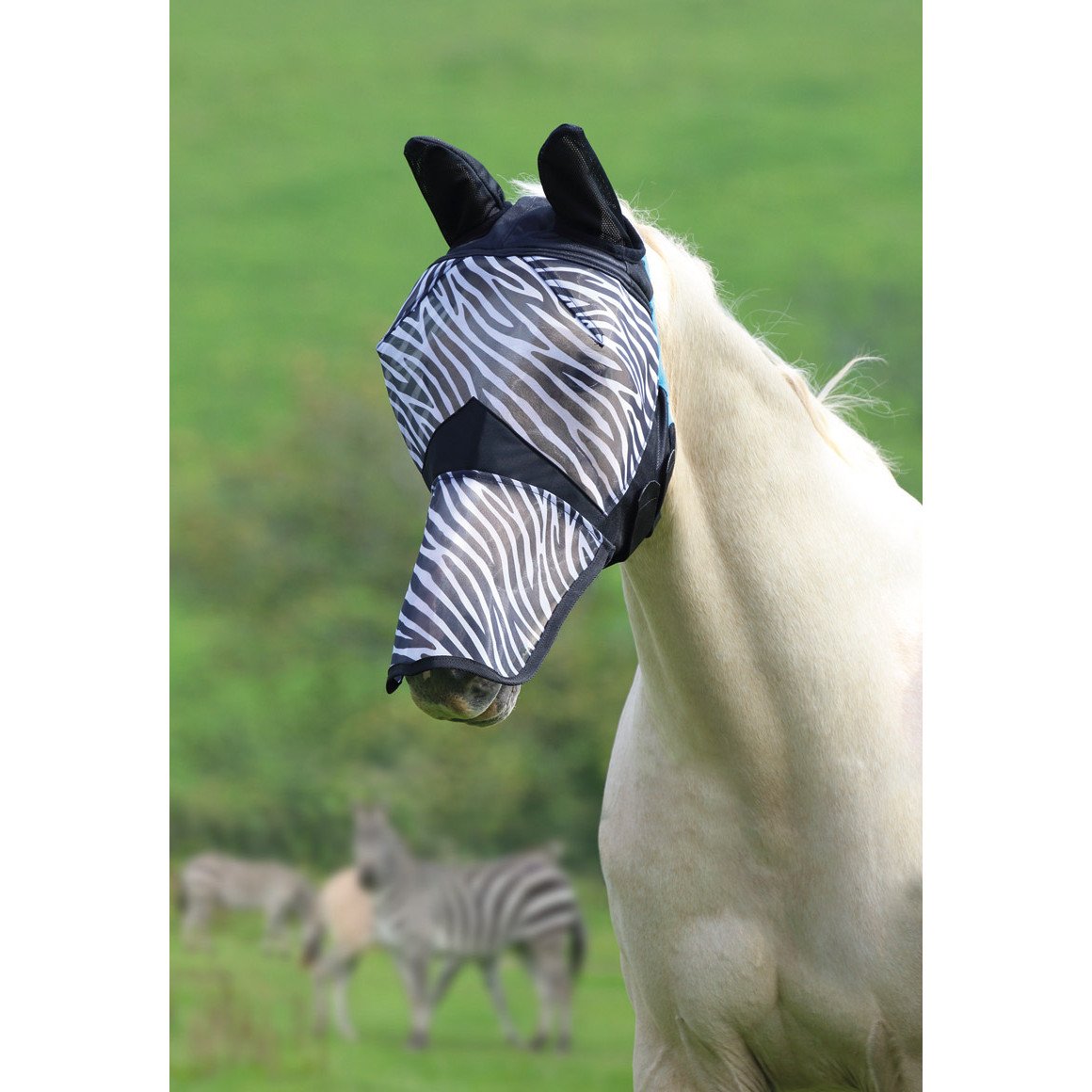 Shires Fine Mesh Fly Mask with ears and nose