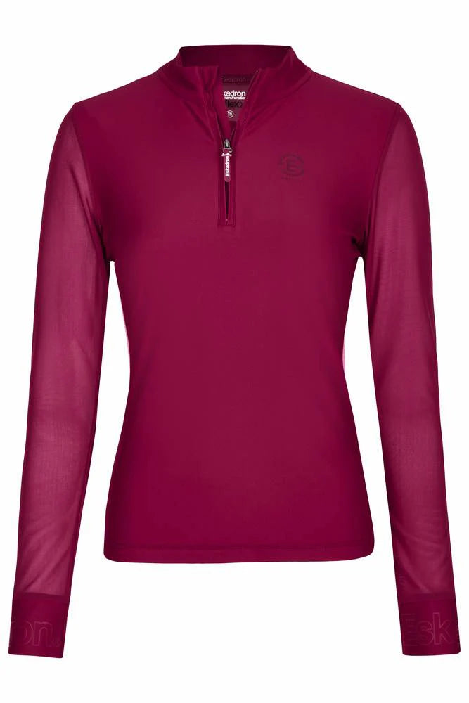Eskadron Long sleeves Half-Zip Polo Shirt REFLEXX Female