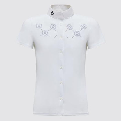 Cavalleria Toscana CT Mini Orbit Print Jersey S/S Competition Shirt