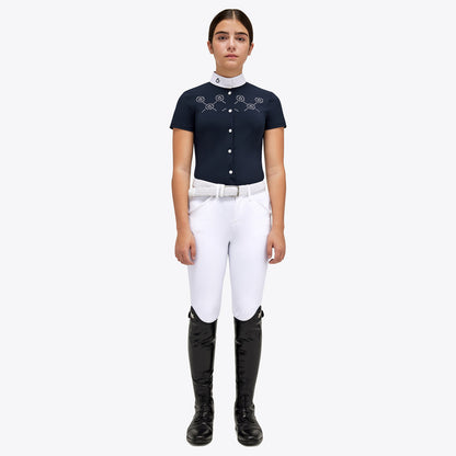 Cavalleria Toscana CT Mini Orbit Print Jersey S/S Competition Shirt