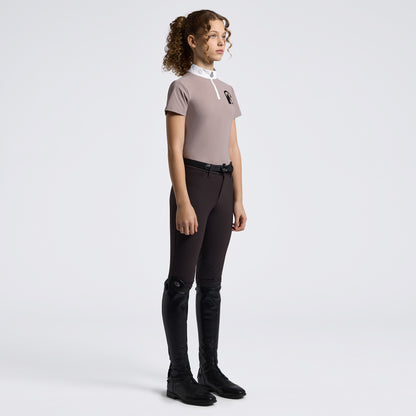 Cavalleria Toscana Girls’ Technical Polo with Horse Patch