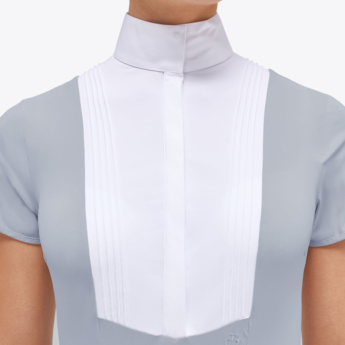 Cavalleria Toscana Women's American Short Sleeve Riding Shirt